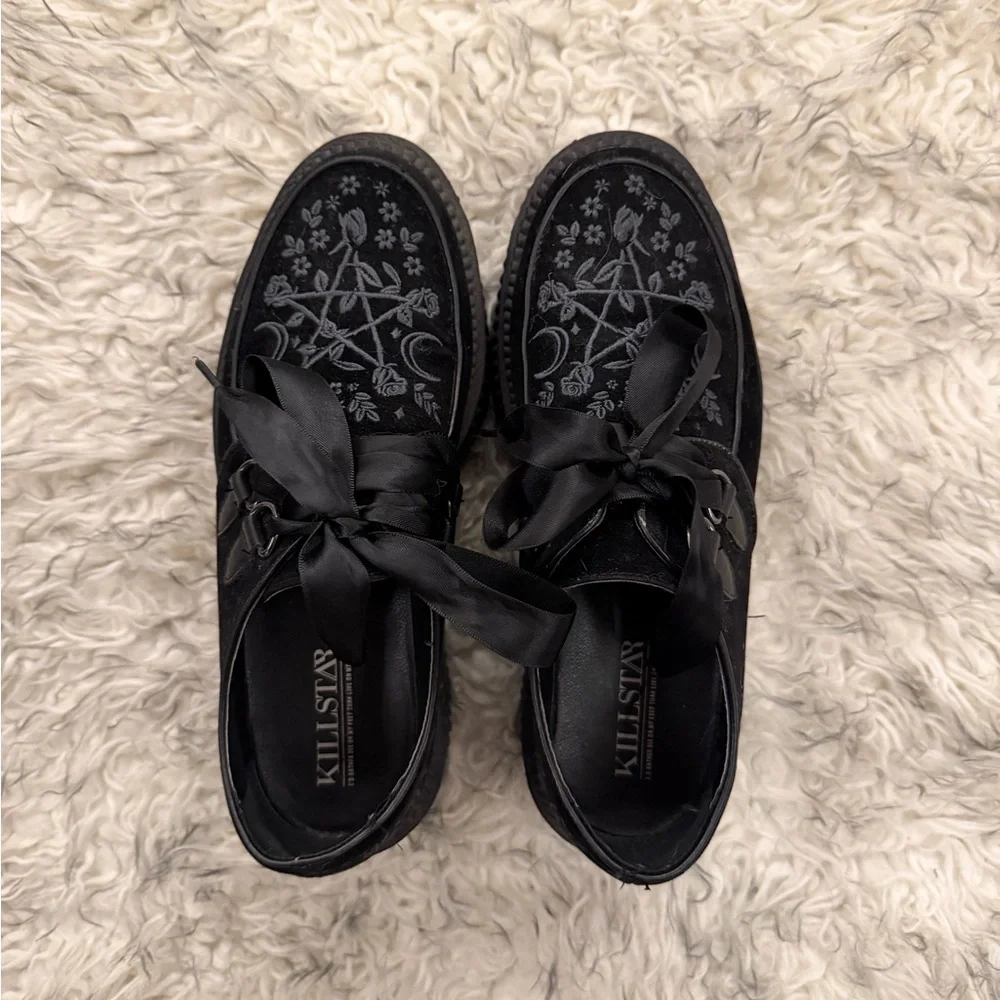 Killstar ‘Enchant Me’ Creepers - Black - Picture 1 of 6